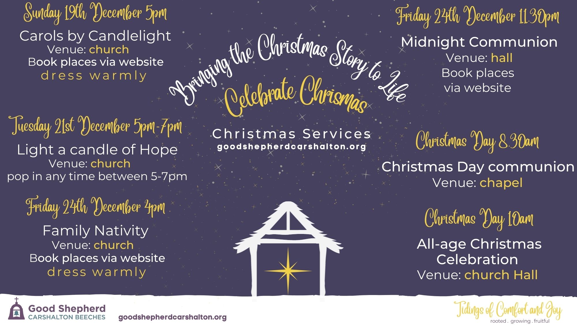 Celebrate Christmas Services