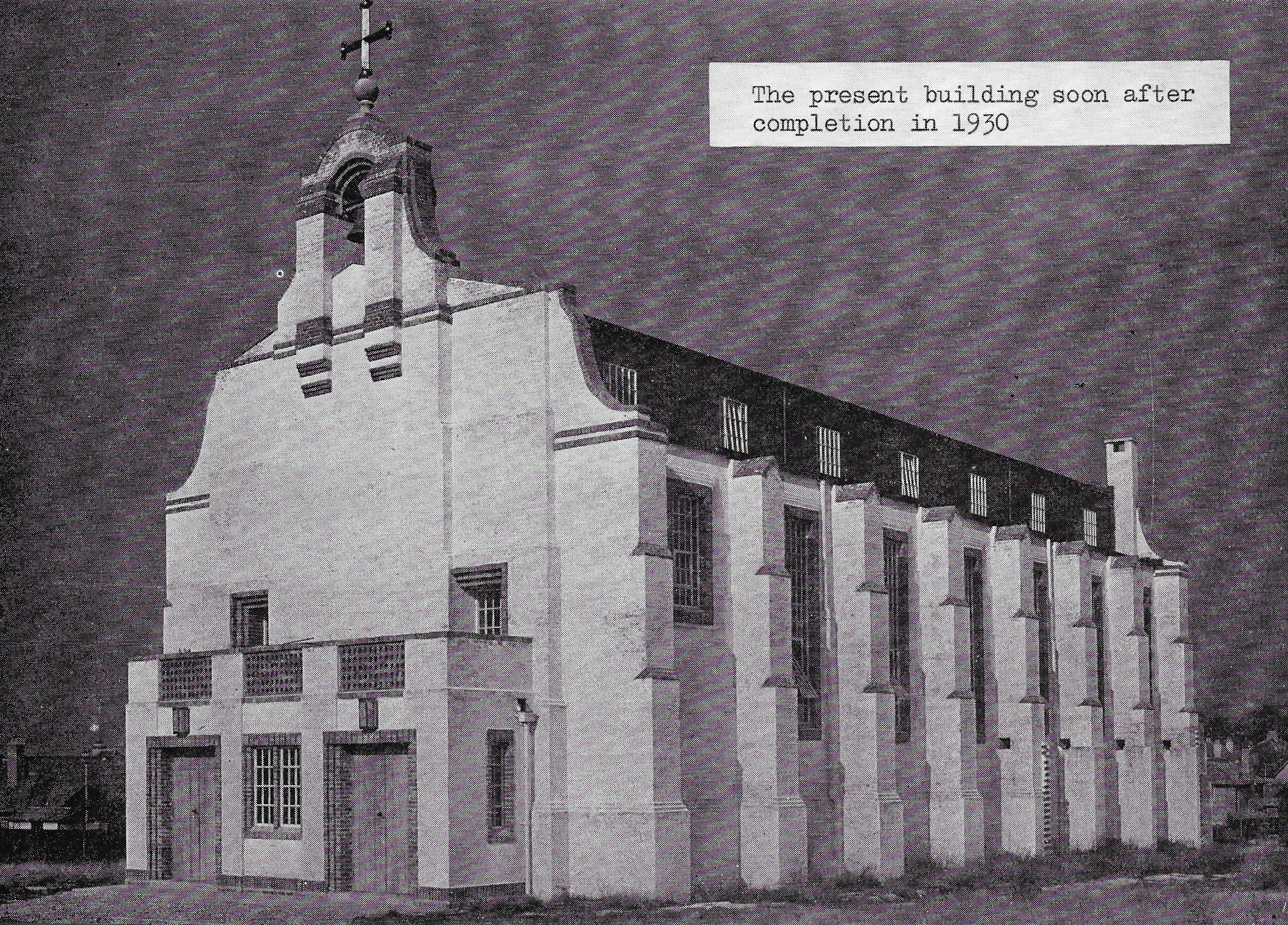 Present building after completion 1930