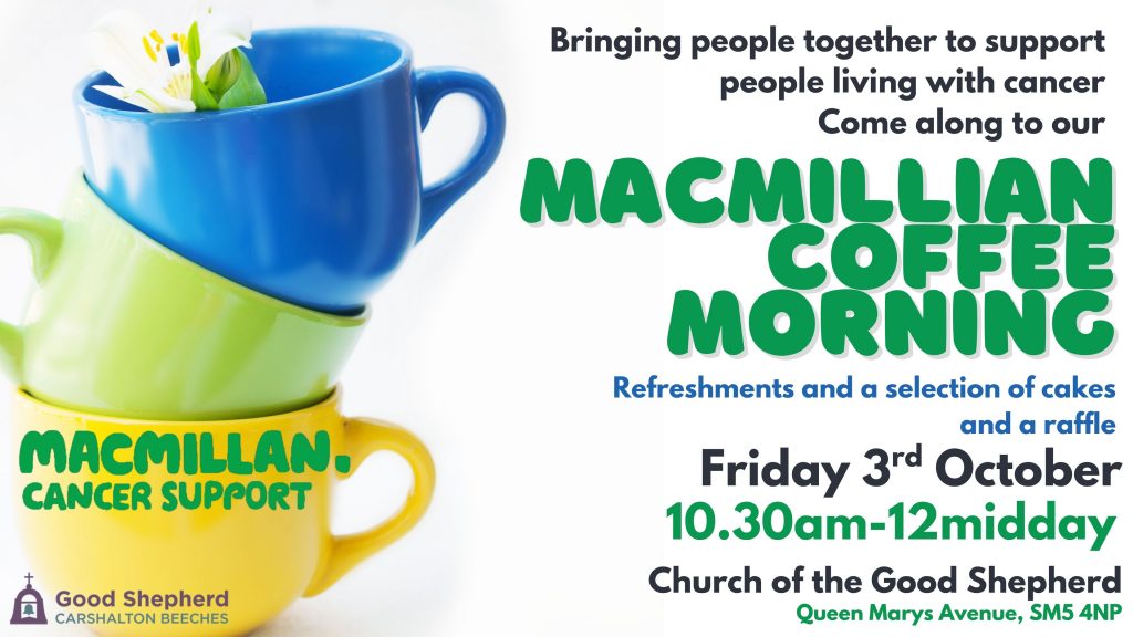 Macmillian Coffee Morning