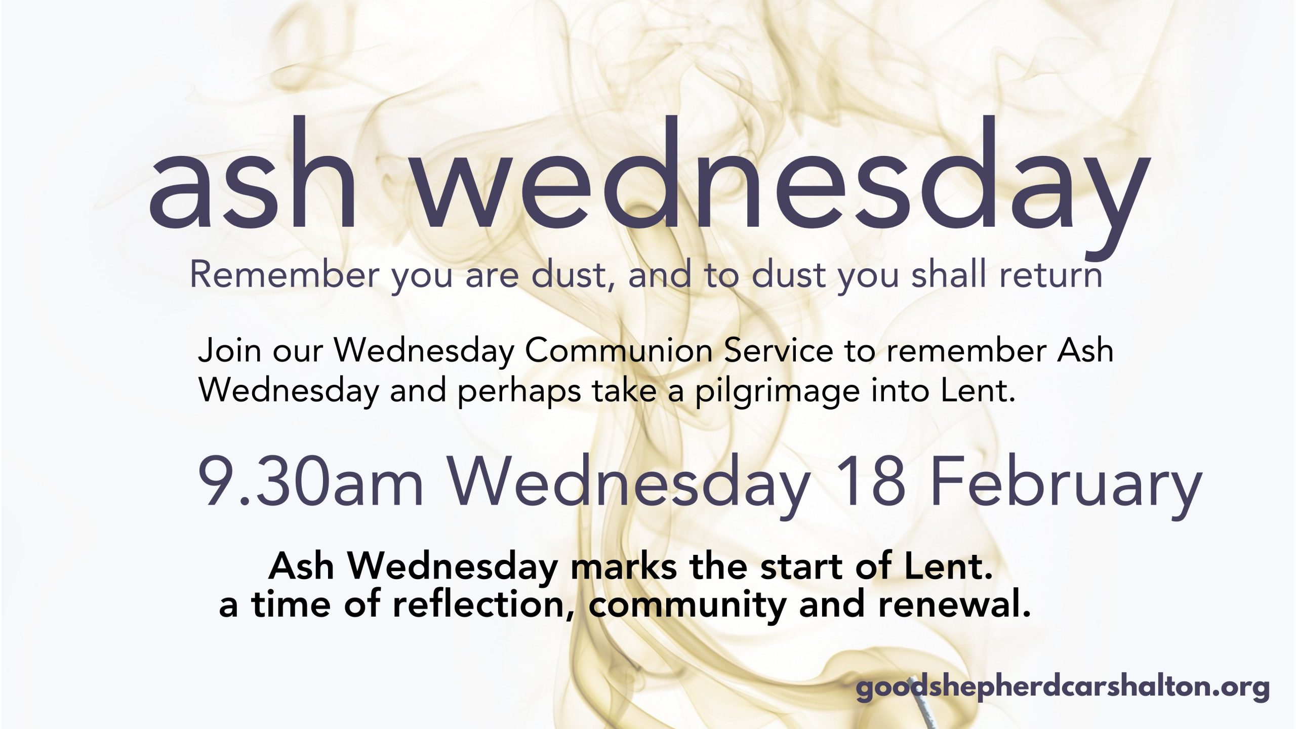Ash Wednesday Service